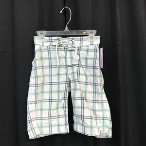 plaid shorts