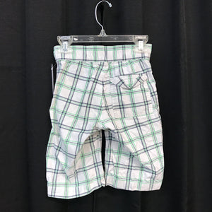 plaid shorts