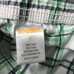 plaid shorts