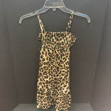 Load image into Gallery viewer, sleeveless animal print dress
