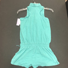 Load image into Gallery viewer, sleeveless polo romper
