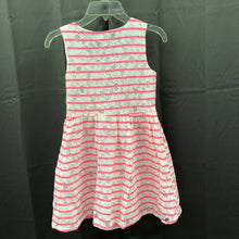 Load image into Gallery viewer, sequin striped lace dress
