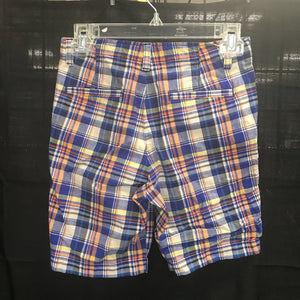plaid shorts
