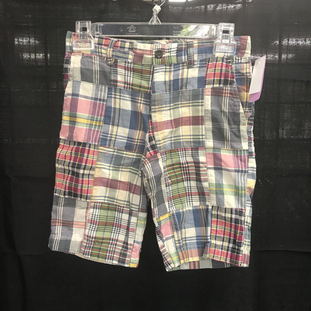 plaid shorts