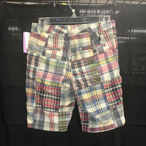 plaid shorts