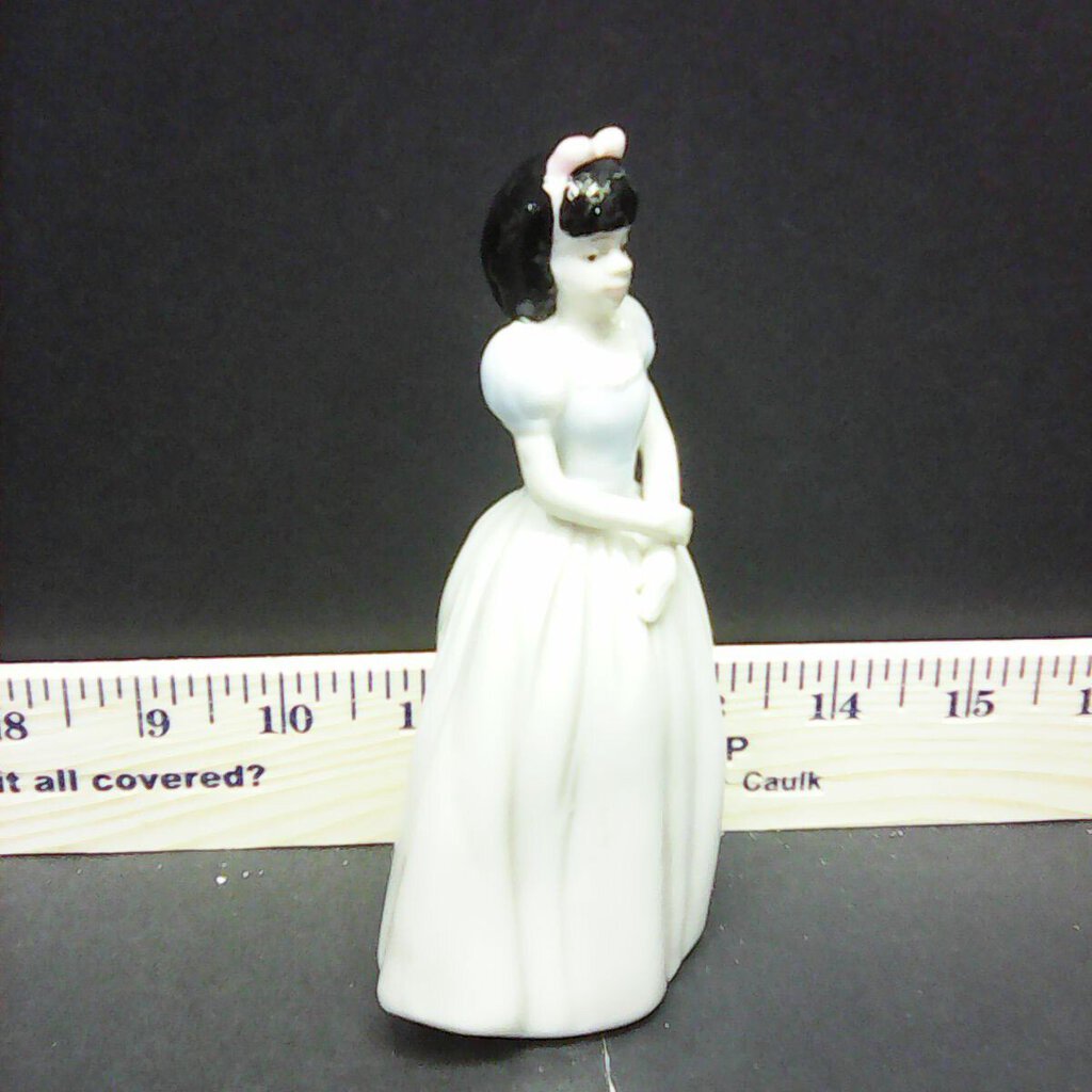 ceramic girl w/ black hair
