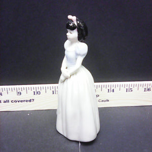 ceramic girl w/ black hair