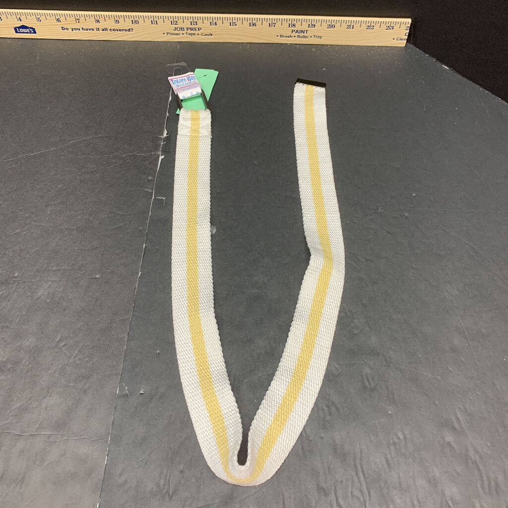 striped cloth belt