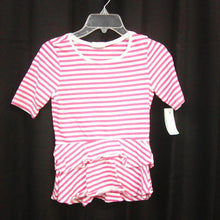 Load image into Gallery viewer, striped ruffled layered top
