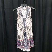 Load image into Gallery viewer, sleeveless multi patterned dress
