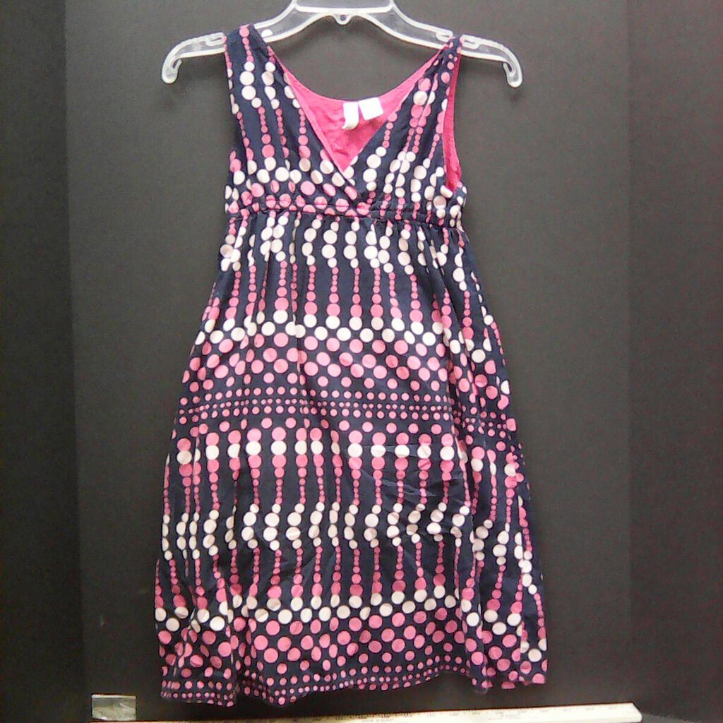 polka dot sleeveless dress
