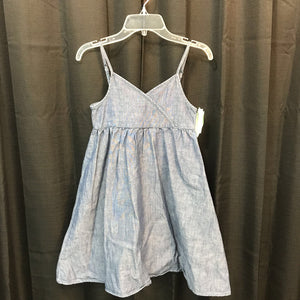 denim sleeveless dress