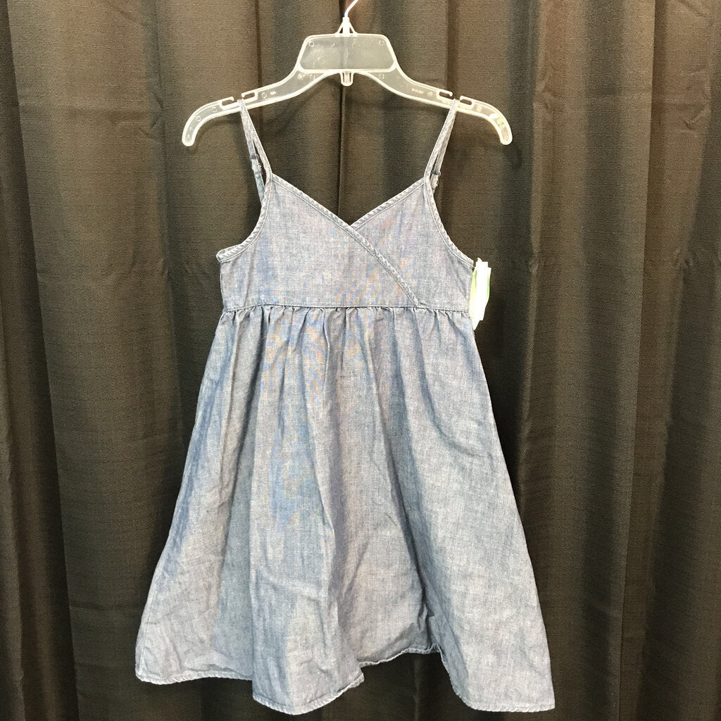 denim sleeveless dress