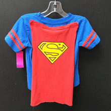 Load image into Gallery viewer, superman shirt w/ cape

