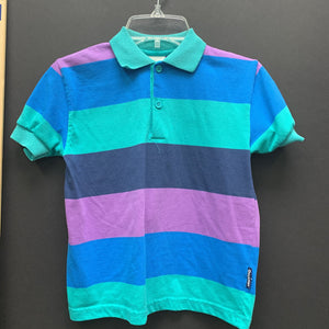 striped polo shirt