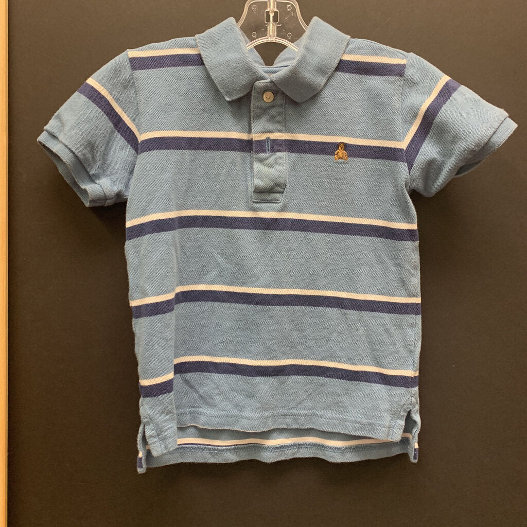 striped polo shirt