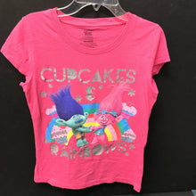 Load image into Gallery viewer, &quot;cupcakes rainbows&quot; trolls top
