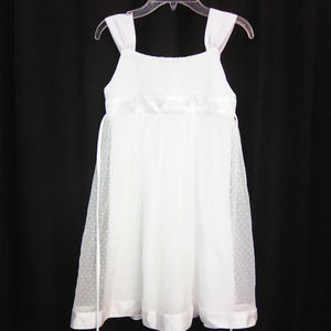 polka dot layered dress
