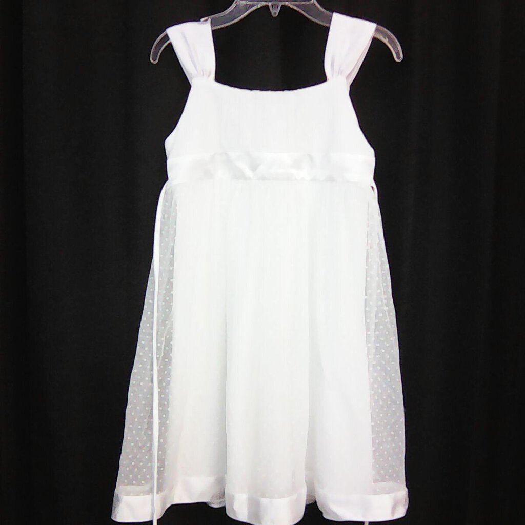 polka dot layered dress
