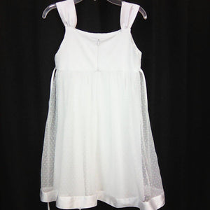 polka dot layered dress