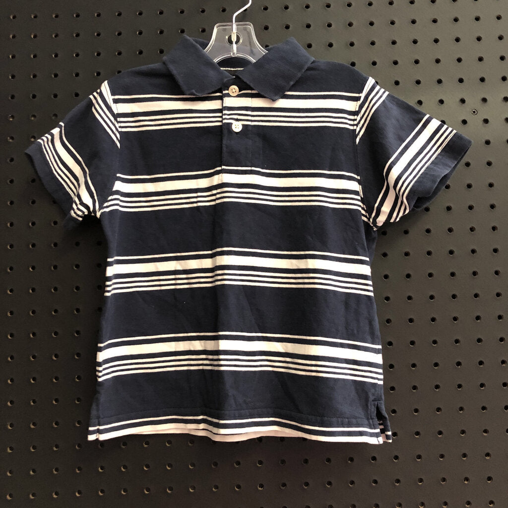 striped polo shirt