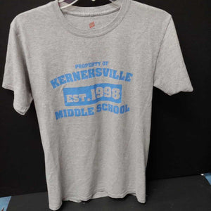 hanes "Property of Kernersville Middle School" adult t-shirt