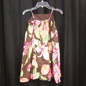 sleeveless floral dress