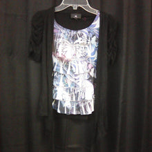 Load image into Gallery viewer, ruffled top w/ sweater
