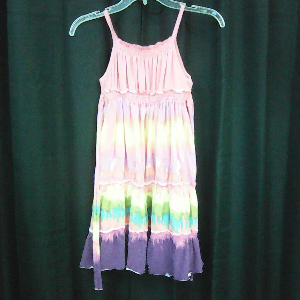 sleeveless multicolor dress