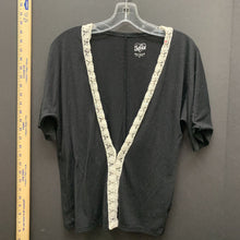 Load image into Gallery viewer, lace sequin trim sweater
