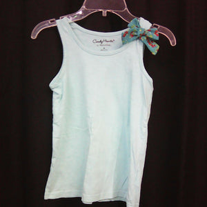 sleeveless top w/ bow