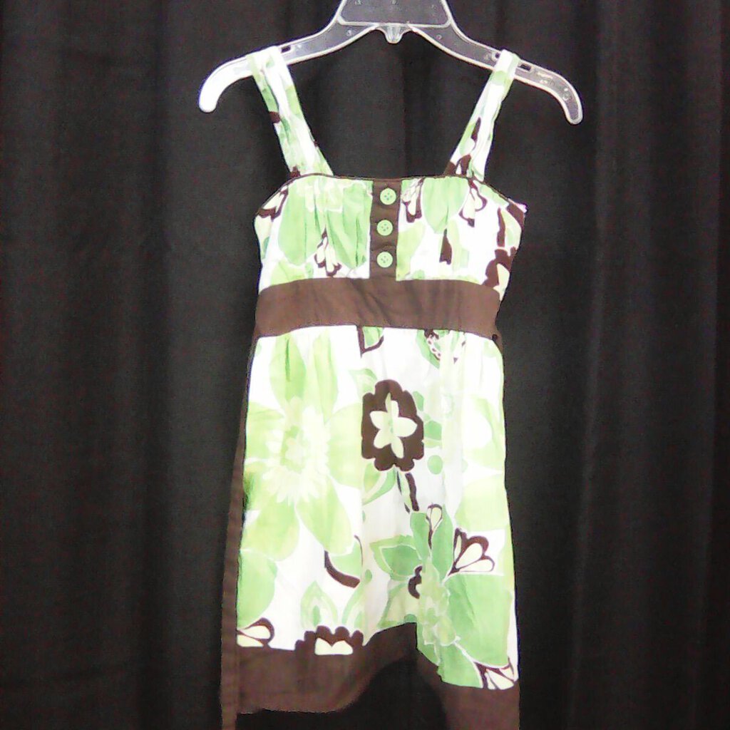 sleeveless floral dress