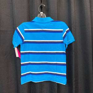 striped polo shirt