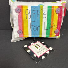 Load image into Gallery viewer, "BFF's For Life!" pillow door hanging
