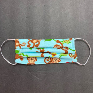 kids curious george face mask