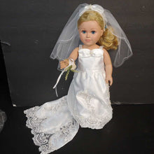 Load image into Gallery viewer, wedding dress for 18&quot; doll
