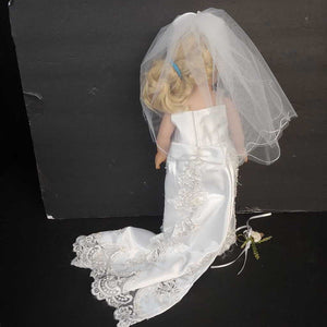 wedding dress for 18" doll