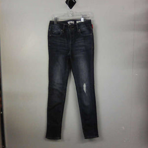 distressed denim pants