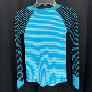 striped thermal top
