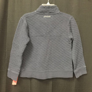 quilted pullover sweater