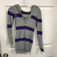 Load image into Gallery viewer, stripped hooded sweater
