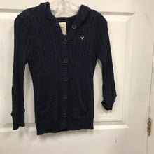 Load image into Gallery viewer, button down hooded sweater
