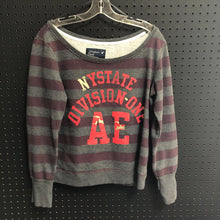 Load image into Gallery viewer, "NYSTATE..." striped sweatshirt
