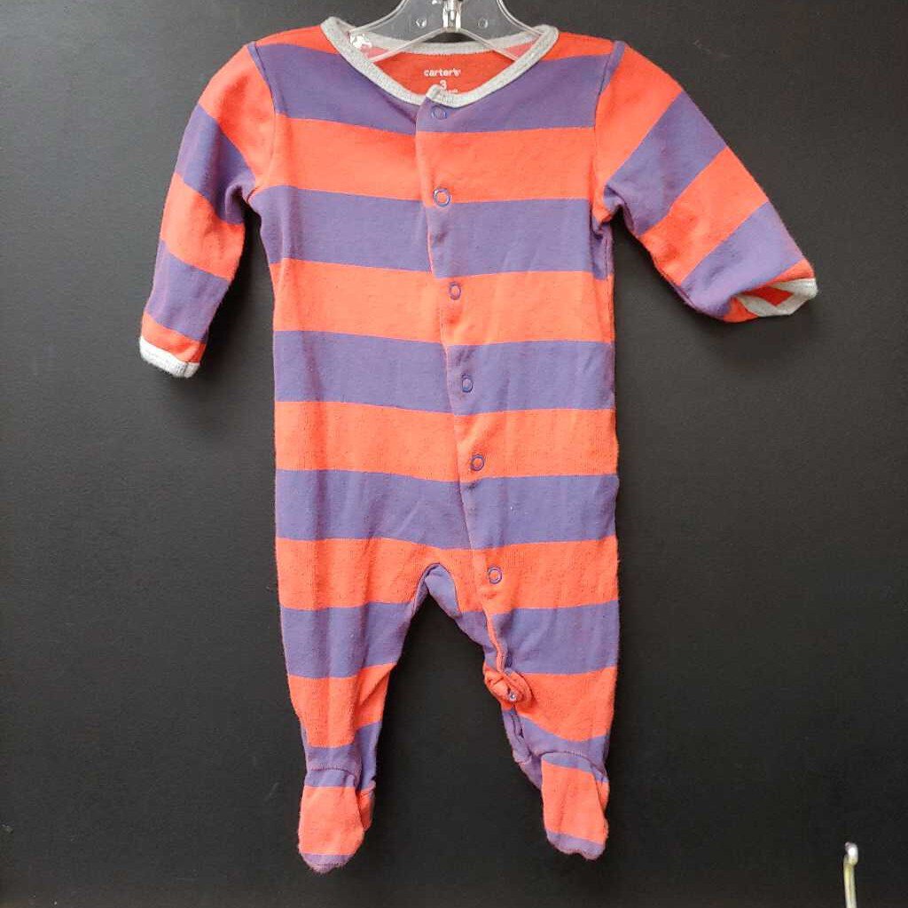 striped 1pc. sleepwear