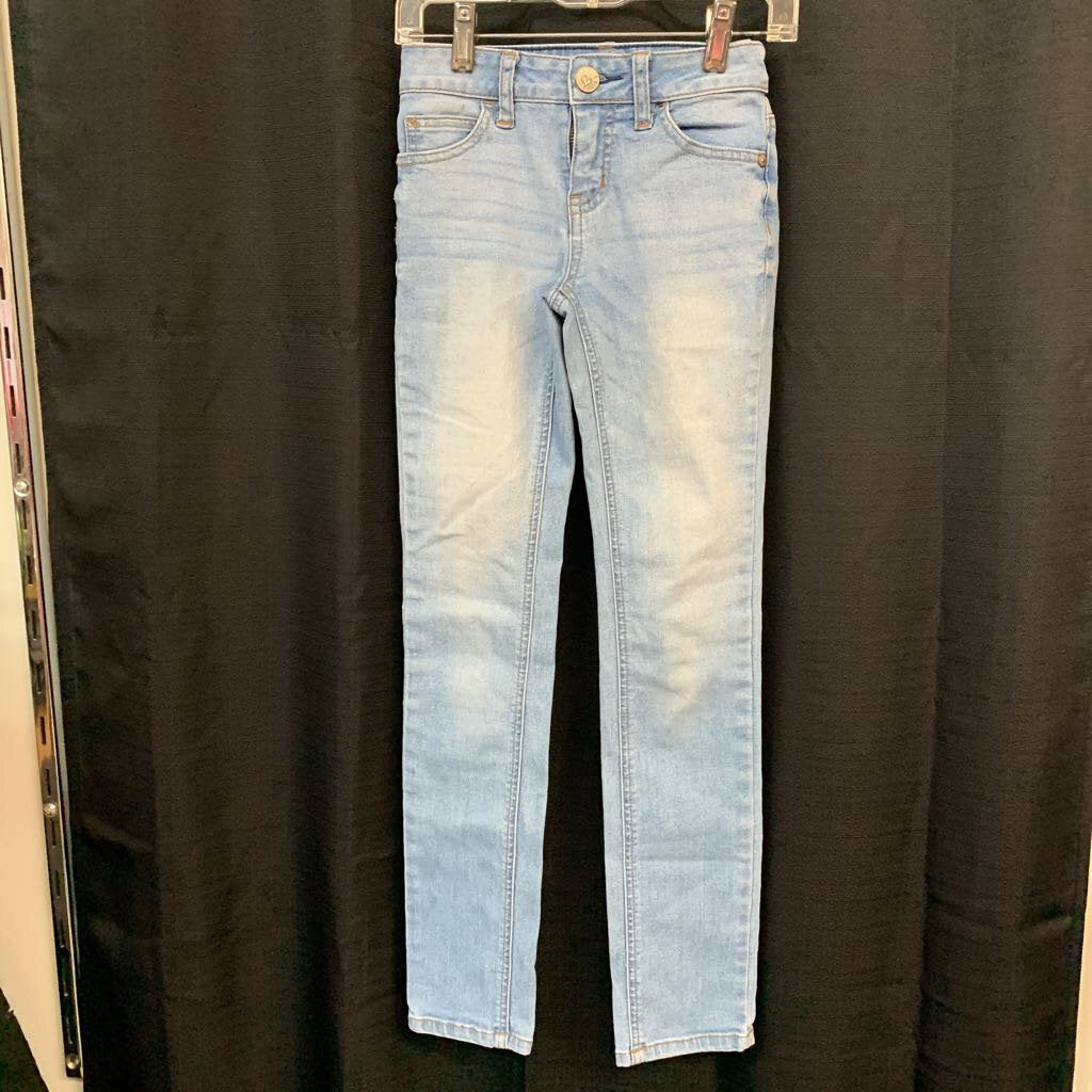 low rise denim pants