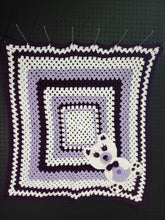 Load image into Gallery viewer, Crochet Teddy Bear Blanket
