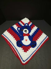 Load image into Gallery viewer, Crochet Teddy Bear Blanket

