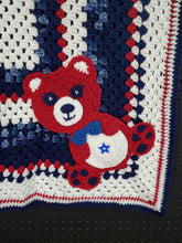 Load image into Gallery viewer, Crochet Teddy Bear Blanket
