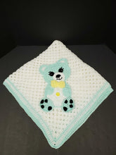 Load image into Gallery viewer, Crochet Teddy Bear Blanket
