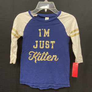 "I'm just kitten" top